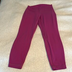 lululemon Align HR 25” leggings in plum